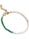 Enamel Copenhagen Damenträgerarmband aus Silber Vergoldet mit Zirkon 20cm