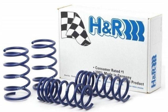 Lowering Springs H&r Bmw Series 1 F70 25mm 10mm 4 Pieces 28635-11