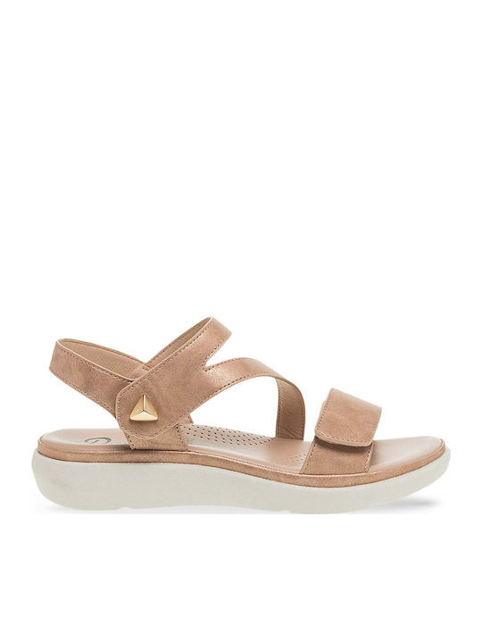 Parex Women's Flat Sandals Rose Gold