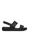 Brooklyn Γυναικεία Ανατομικά Σανδάλια Flatforms Μαύρα