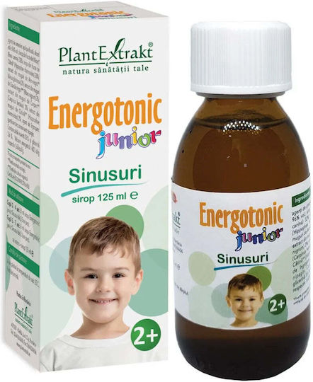 Plantextrakt Energotonic Junior Sinusuri Sirop Supliment pentru Întărirea Sistemului Imunitar 125ml Coacăze Negre