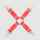 Bondage Straps In Red Color
