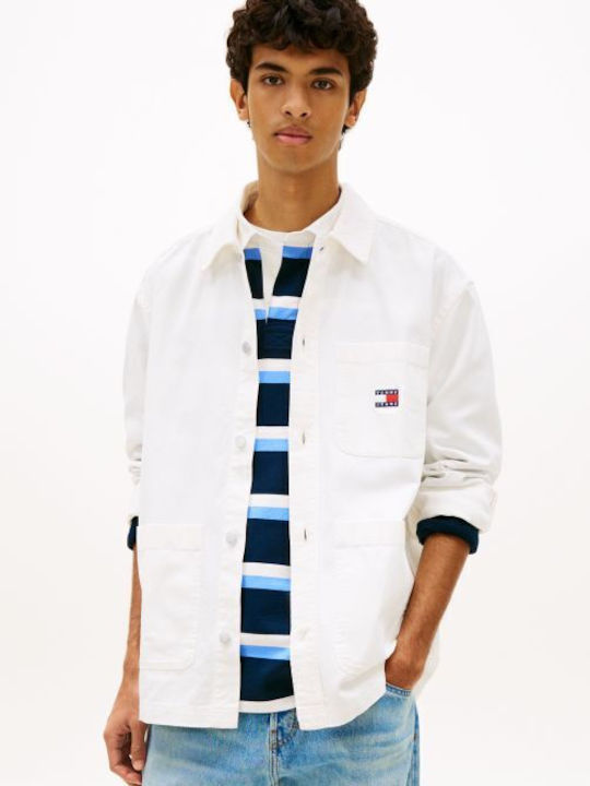 Long Sleeve Overshirt White DM0DM20236 YBH