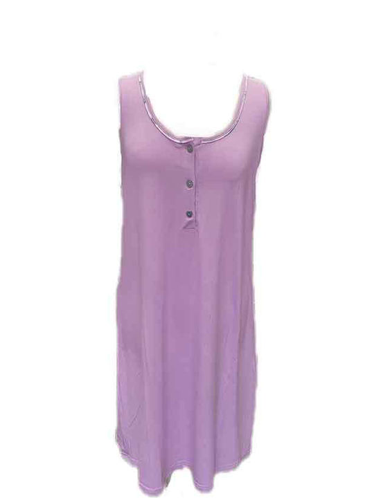 Jeannette Lingerie Καλοκαιρινό Γυναικείο Νυχτικό Μωβ