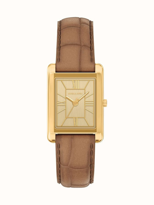 Michael Kors Essex Ρολόι Μπαταρίας με Δερμάτινο Λουράκι