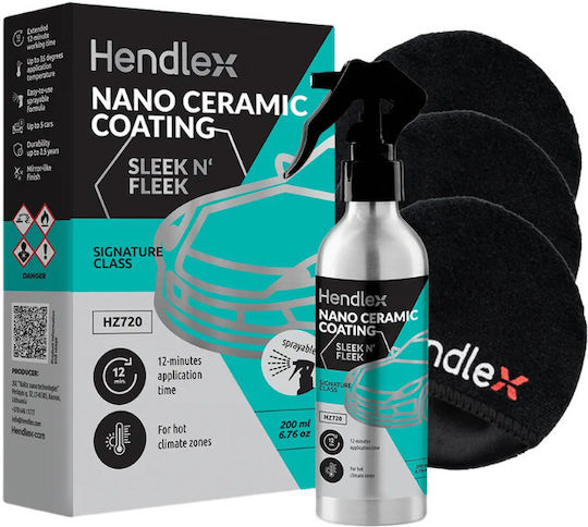 Hendlex Keramische Autolackierung Sleek N’ Fleek Lack Felgen Kunststoffteile 200ml