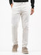 Chino Trousers In Slim Fit Ecru