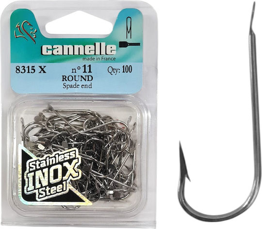 Ανοξείδωτα Αγκίστρια Παραγαδιού Cannelle Sea Round 8315 X #15