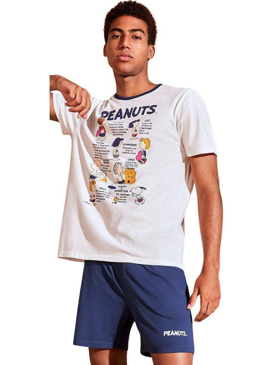 Gisela Summer Men's Pyjama White