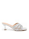 Mules With Thin High Heel In Silver Colour SP-OR523-26ML-SILVER