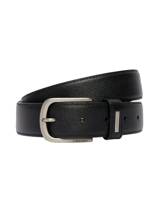 Calvin Klein Herren Gürtel Leder Schwarz Calvin Klein Herren Gürtel Leder Schwarz