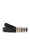 Men's Belt Made of Artificial Leather Black
