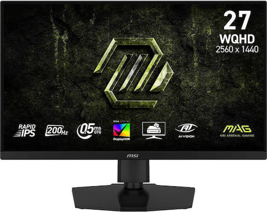 MSI MAG 274QPF E20 IPS HDR Gaming Monitor 27" QHD 2560x1440 200Hz με Χρόνο Απόκρισης 0.5ms GTG