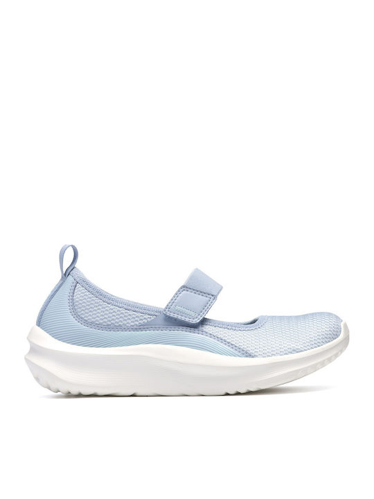 Clarks Jane Damen Ballerinas in Hellblau Farbe
