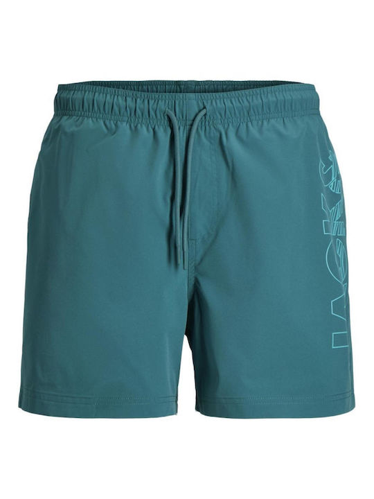 Jack & Jones Ανδρικό Μαγιό Σορτς Πετρόλ