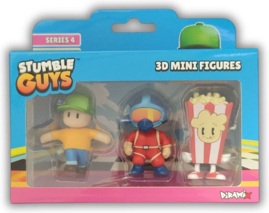 Just Toys Series 4 Stumble Guys Mr. Stumble Bogey and Popcorn for 3+ Years