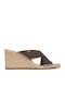 Summer Women's Platform Slippers Style Brown