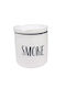 Handmade Windproof Ashtray White Porcelain Smoke 8x10cm