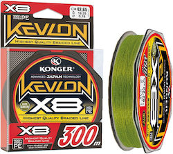 Konger Kevlon X8 Green 300m 0.25mm 250160025 Konger Kevlon X8 Green 300m 0.25mm 250160025