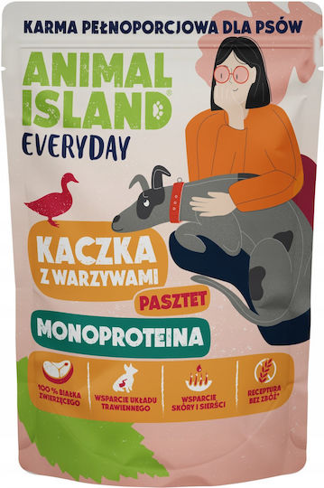 Animal Island Wet Dog Food With Duck 300gr