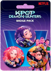 Kpop Demon Hunters Pack 3 Badge 10 Τεμ