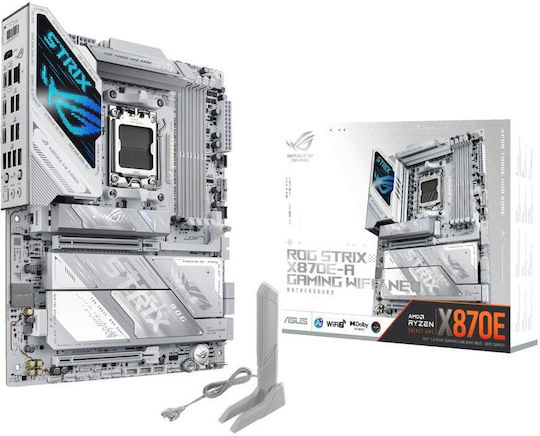 Asus ROG Strix X870E-A Wi-Fi Motherboard ATX with AMD AM5 Socket 90MB1P30-M0EAY0