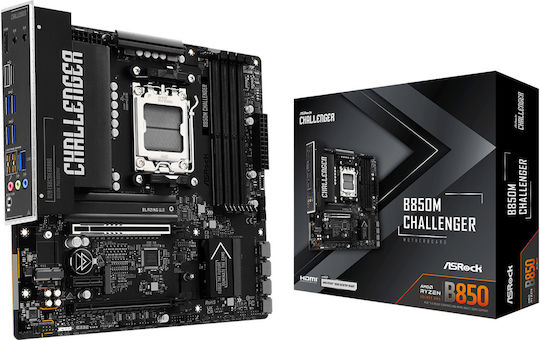 ASRock B850M Challenger Motherboard Micro ATX with AMD AM5 Socket 90-MXBU30-A0UAYZ