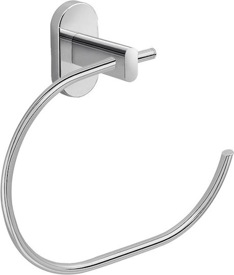 Gedy Badezimmerhaken Einzel mit Schrauben Inox Silber