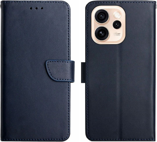 Leather Blue Wallet (Oppo Reno15 Pro 5g)