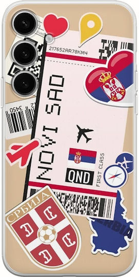 Mobile Phone Case Ticket To Novi Sad Samsung Galaxy A55 5G Flexible TPU Transparent Silicone