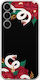 Frogs Handyhülle Double Snake Samsung Galaxy A55 5G Flexible TPU Transparente Silikon