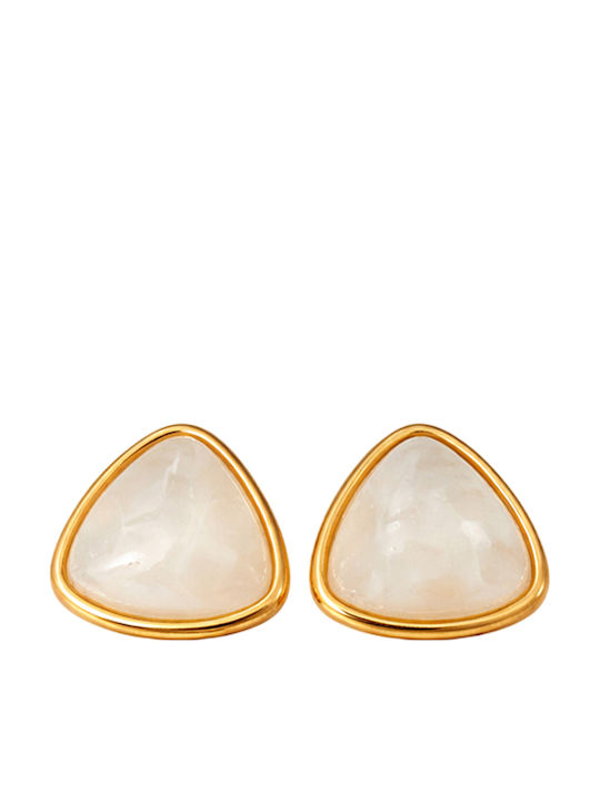 Awear Stud Earrings Made of Steel with Stones