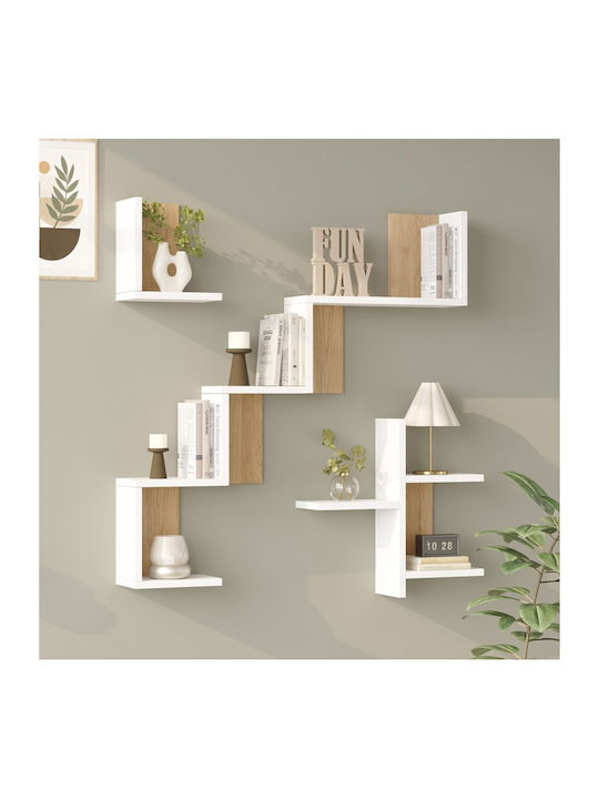 Verso Wall Shelf White 99.4x14.5x103cm