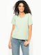 Bluza Damă Tricou Verde