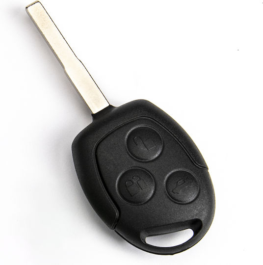 Калъф За Ключ За Автомобил Ford B-max Cougar Fiesta Focus Galaxy Puma Hu101 3 Бутона
