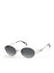 Zadig & Voltaire Women Sunglasses with Silver Frame and Gray Lens