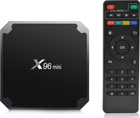 TV Box X96 Mini 4K UHD with Wi-Fi USB 2.0 2GB RAM and 16GB Storage with Android 11.0 Operating System