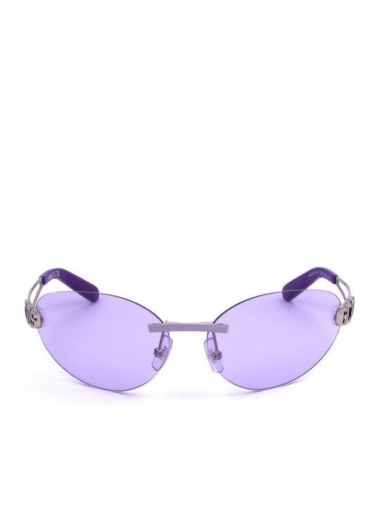 GCDS Ochelari De Soare Pentru Femei Cu Culoare Violet Cadru Și Culoare Violet Lentile GD0032 80Y