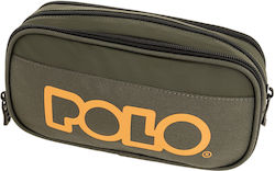 Polo Cryptic Khaki-Orange Pencil Case