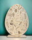 Wooden Easter Egg Base Happy Easter