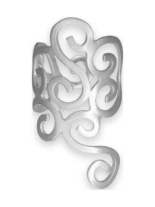 Single Silver Light Blue Cuff Earring 8027-Silv...