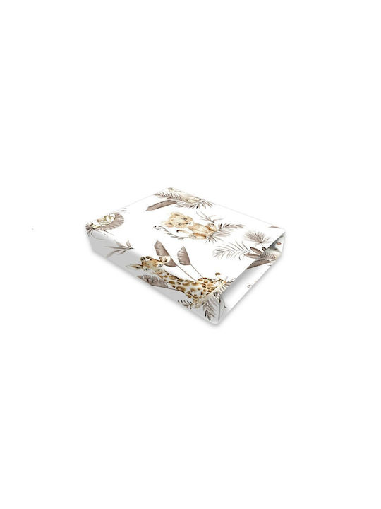MimiNu Lenjerie De Patut Bebe Pentru Patut Din Bumbac Cu Cauciuc 70x140cm