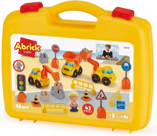 Ecoiffier Building Blocks Vehicles for 1+ Years 43 Pieces