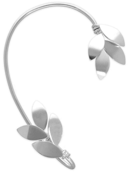Single Silver Gold Plated Pink Cuff Earring 803...