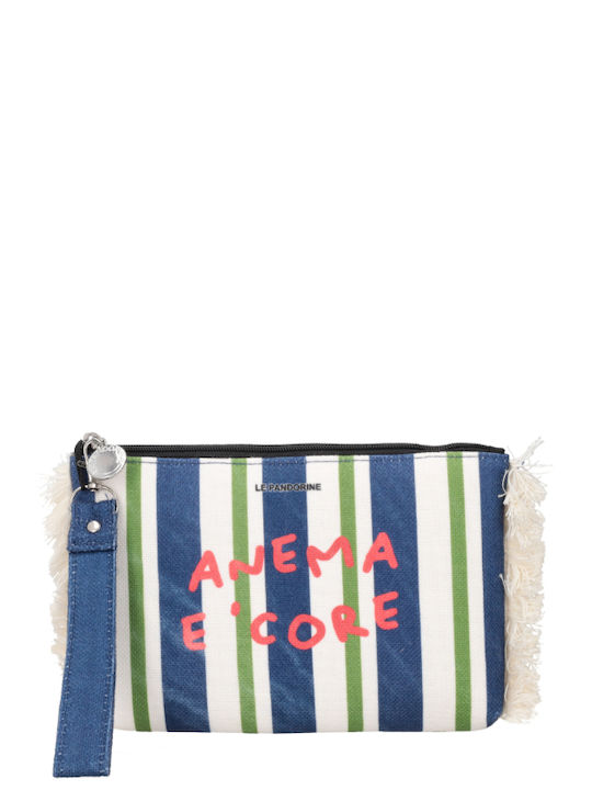 Fabric Women's Handbag Navy Blue