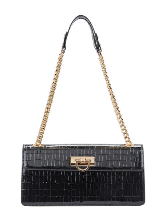 Women's Black Flap Bag