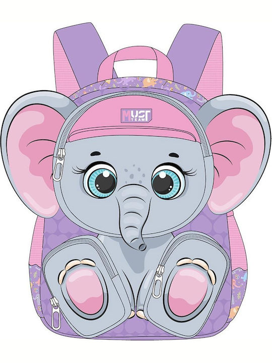 526527 Τσαντα Πλατης Νηπιου Must Team 24χ10χ33εκ 2θηκες Little Elephant