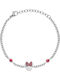 Disney Women's Bracelet Made of Stainless Steel with Zircon