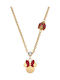 Disney Necklace From Gold Plated Steel With Zircon
