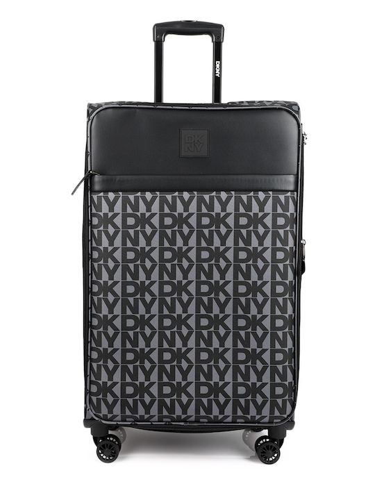 DKNY Großer Koffer Schwarz